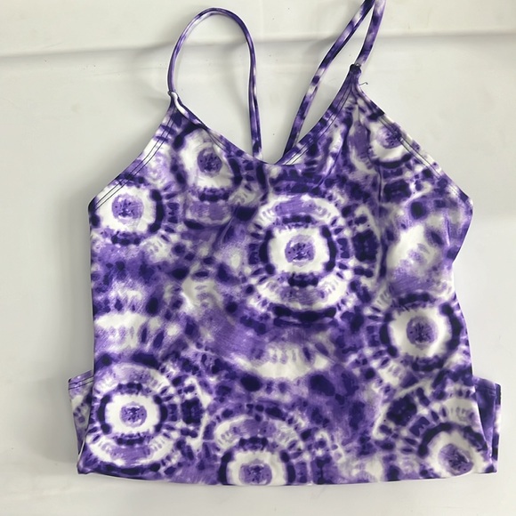 Kanu Surf Groovy Purple Girls One Piece bathing Suit Size 12 New with Tag - Picture 4 of 7